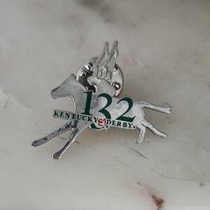 Kentucky Derby 132 Silver Tone Pin